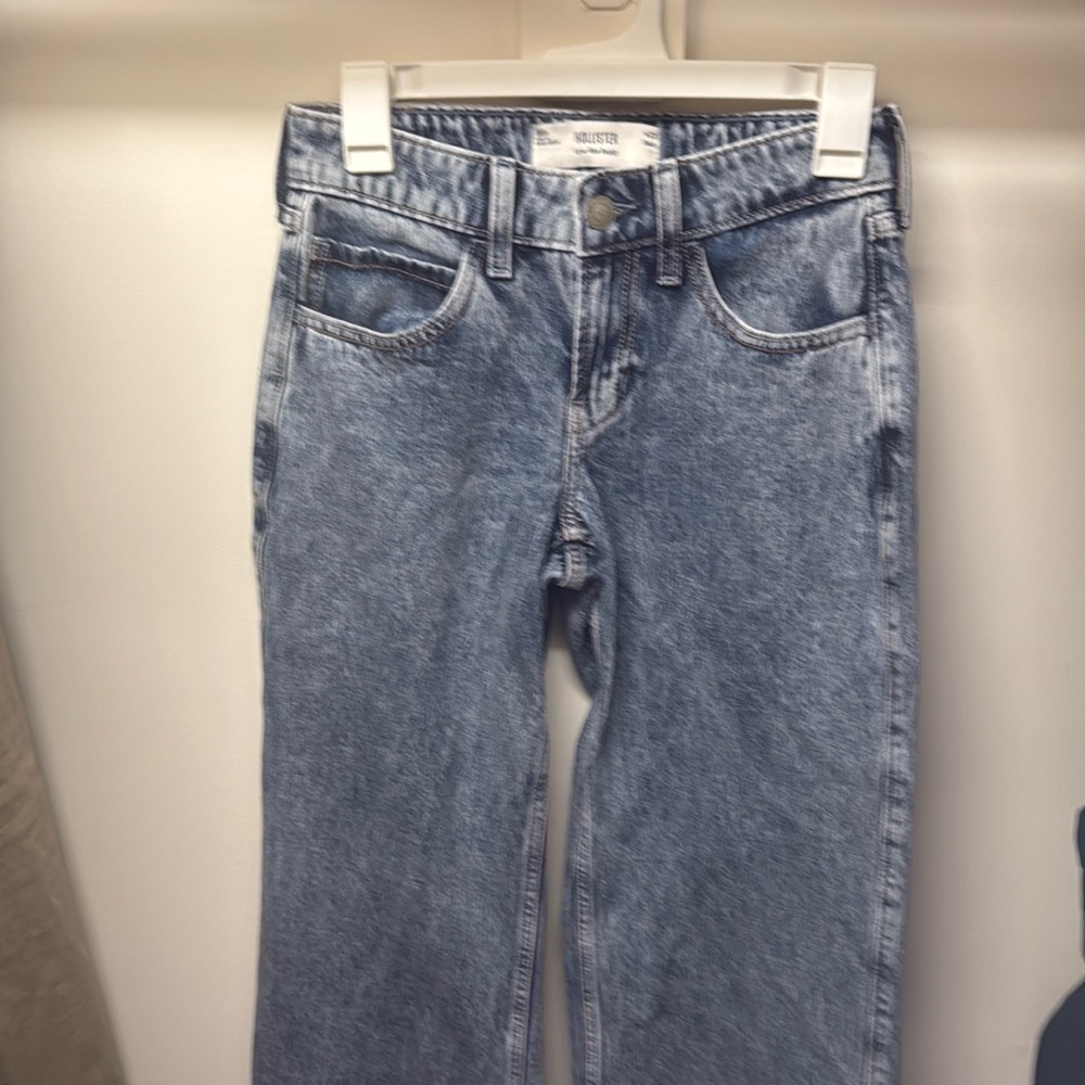 hollister extra baggy low rise jeans